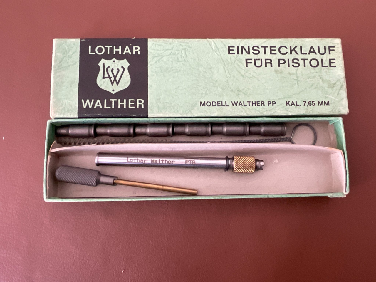 Einstecklauf Lothar Walther für Walther PP 7,65mm auf 4mmM20 – imagen 1