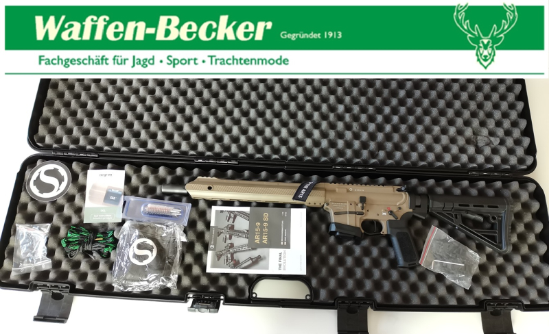 Selbstladebüchse Schmeisser AR15-9 S4F Sport Dynamik PCC 12,5" 9mm Luger, FDE -NEUWARE- – Bild 3