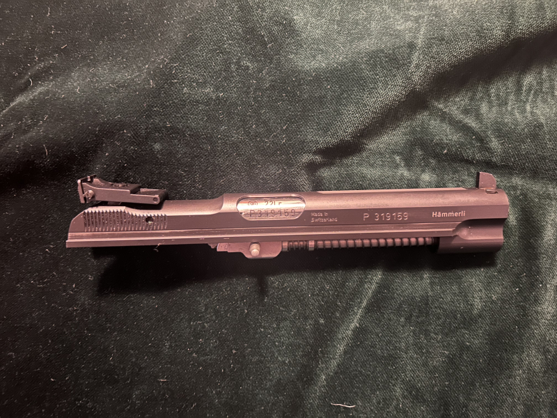 SIG 210/6, Wechselsystem Hämmerli mit Magazin Kaliber .22 lfB, neuwertig mit Kasten – Bild 2