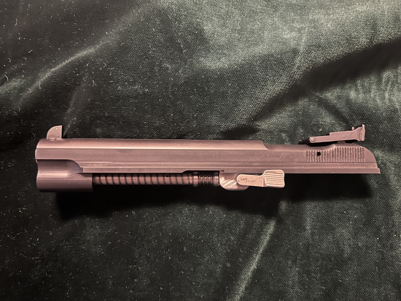 SIG 210/6, Wechselsystem Hämmerli mit Magazin Kaliber .22 lfB, neuwertig mit Kasten – Bild 3