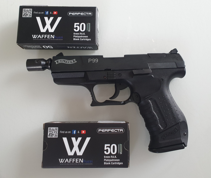 Walther P99 mit 100 Patronen sehr gut – Bild 1