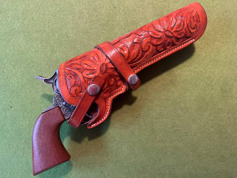 VIKING SA HOLSTER BIS 7 ZOLL AUCH DA 357/45 KAL. VERZIERT – Bild 1