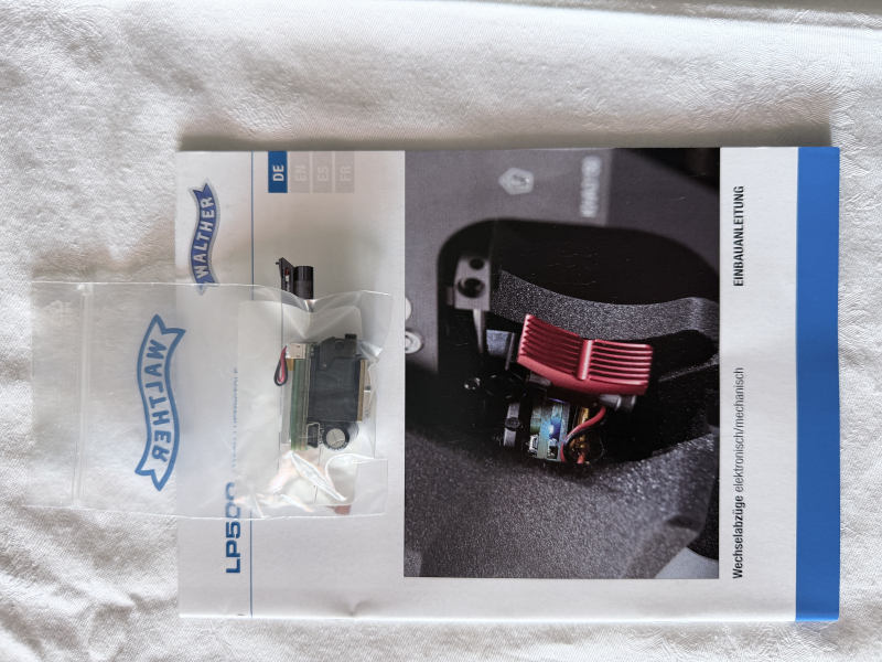 Walther LP 500 elektronischer Abzug – stampa 1