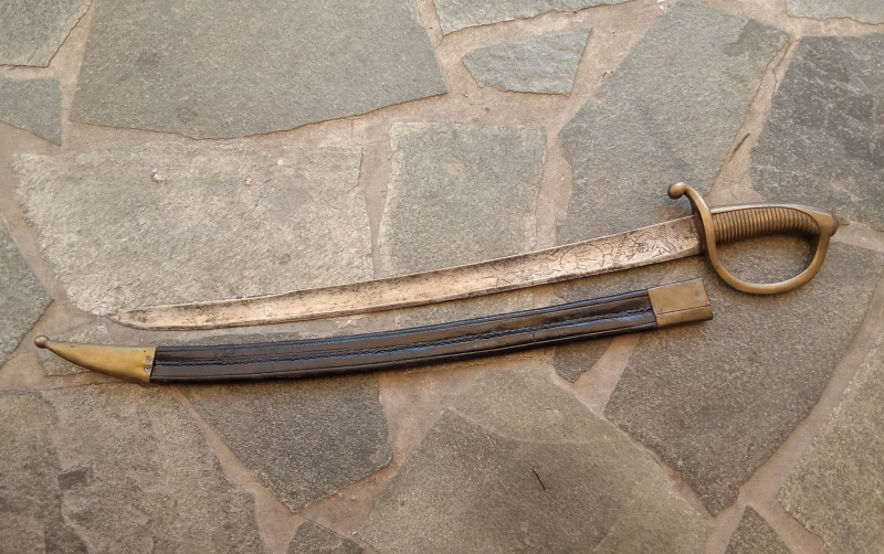 Säbel mit Türkenkopf Original 1800 – immagine 2