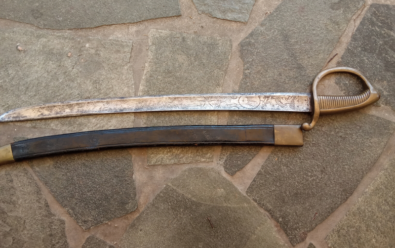 Säbel mit Türkenkopf Original 1800 – immagine 4