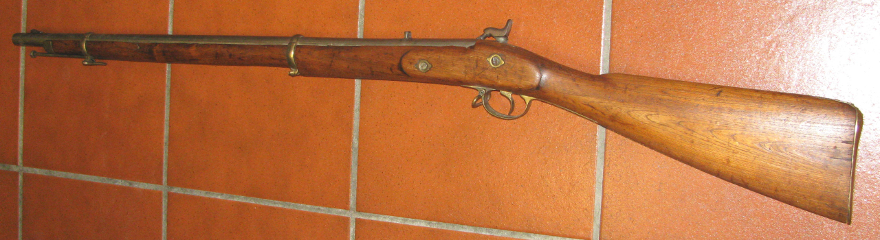 Altes Perkussion Vorderlader Gewehr, wohl mal aus England ?,ca. 15,5mm – Bild 1
