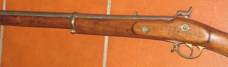 Altes Perkussion Vorderlader Gewehr, wohl mal aus England ?,ca. 15,5mm – Bild 2