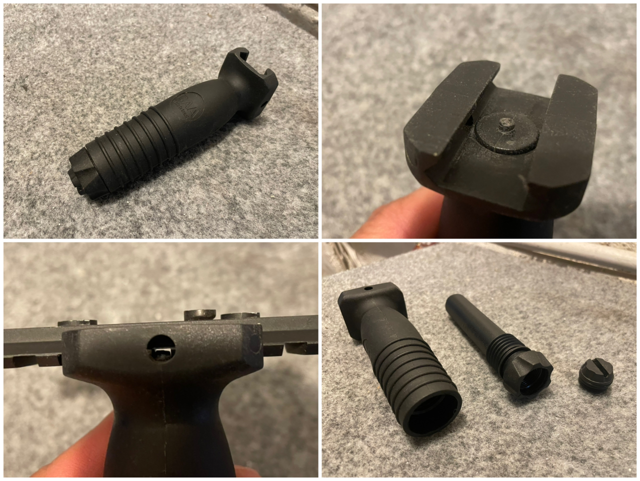 CAA vertical frontgrip wie HK Sturmgriff mit Batteriefach für Picatinny – Bild 1