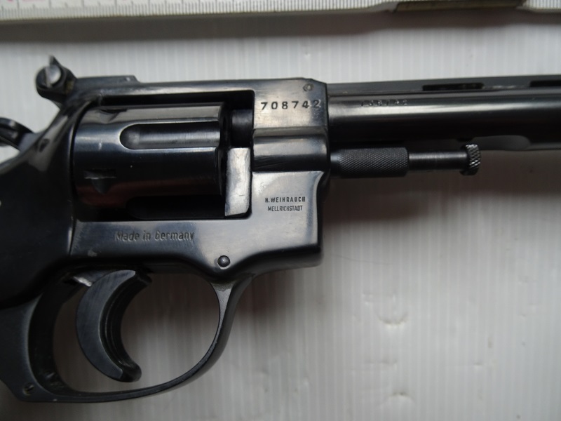 Revolver Arminius, Weihrauch, Mellrichstadt, Mod. HW9, Kaliber .22lr – nuotrauka 4