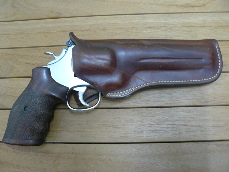 Revolver Holster, Leder Holster Ross K-6 für S&W 686, 586 und andere mit 6 Zoll Lauf – Bild 1