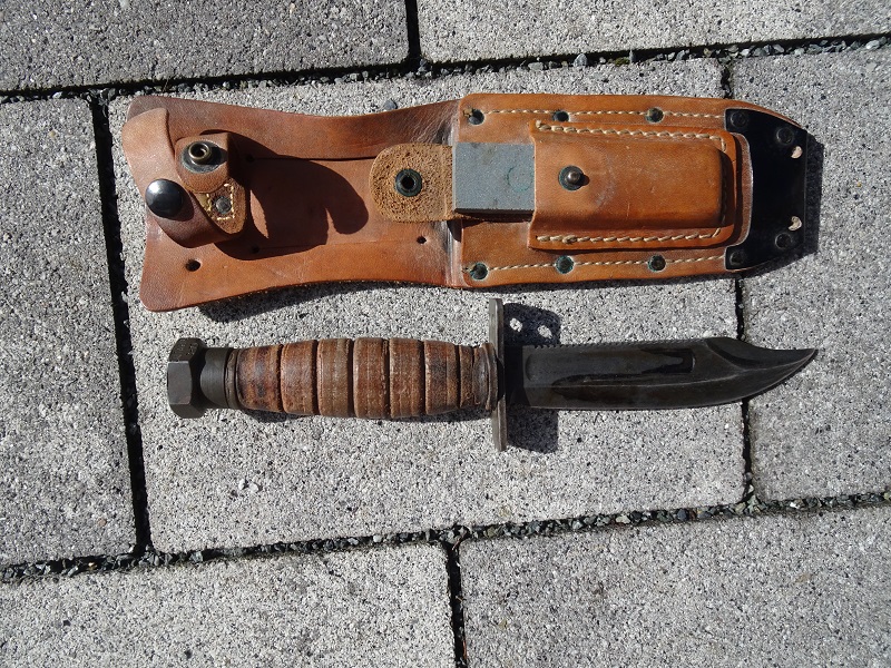Seltenes original US Messer Pilot ONTARIO US PILOTS SURVIVAL Überlebensmesser für Piloten – Bild 1