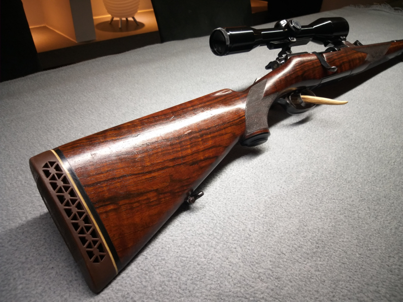 Steyr Mannlicher GK 7x64 - Zeiss 6x42 SEM - Traumhaftes dunkles Holz! – Bild 4