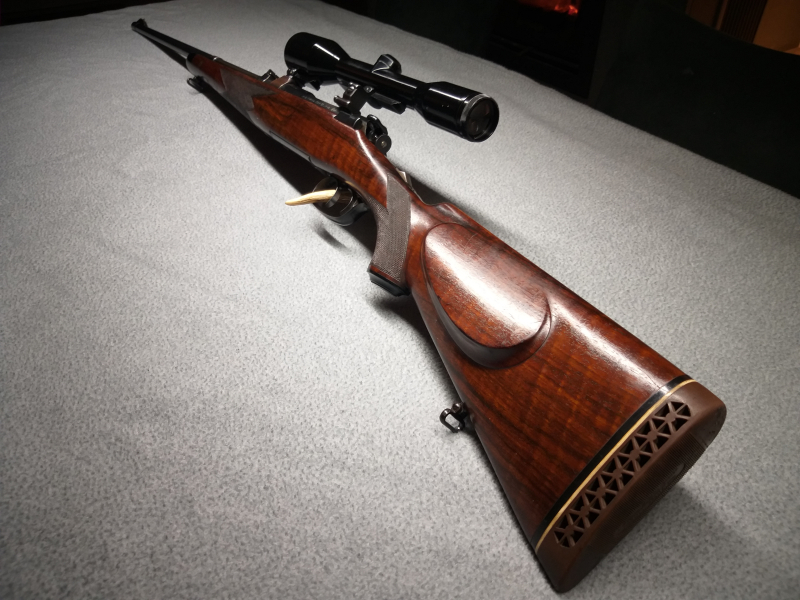 Steyr Mannlicher GK 7x64 - Zeiss 6x42 SEM - Traumhaftes dunkles Holz! – Bild 3