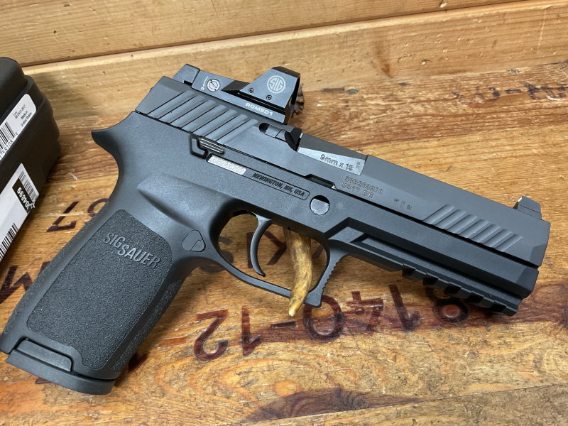 SLP SIG SAUER P320 Fullsize RX mit Romeo 1, Kal.9x19, Komplett mit Papieren und Koffer! Neuwertig! – Bild 4