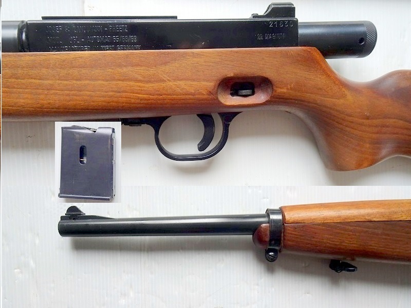 Halbautom. Landmann-Preetz Selbbstladebüchse im Kal. .22 Win Mag. – Bild 2