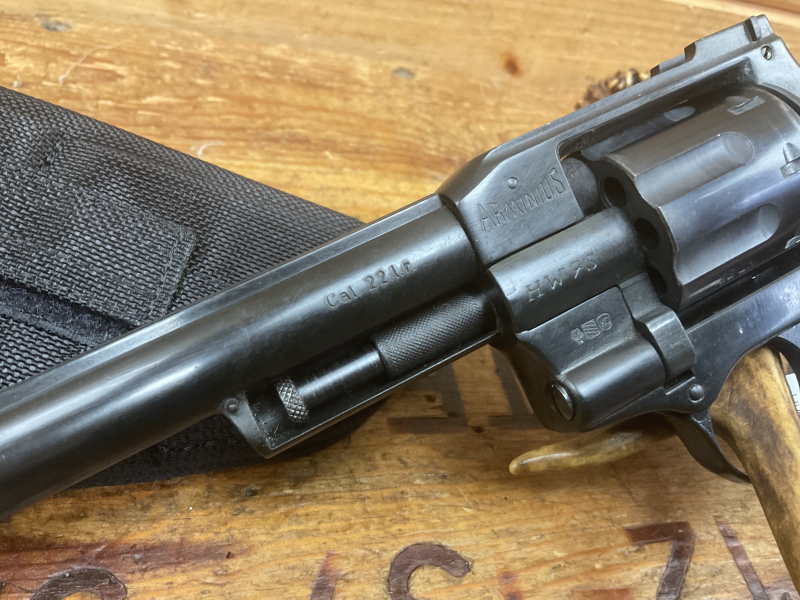 Revolver Arminius Mod.HW7S, Kal..22lr. mit Holzgriff und Holster – nuotrauka 2