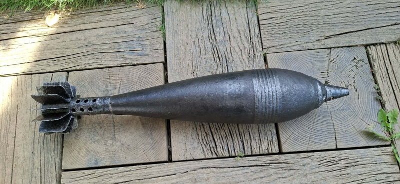 DEKO Russische 120 mm Wurfgranate - ORIGINAL WW 2 – Bild 2