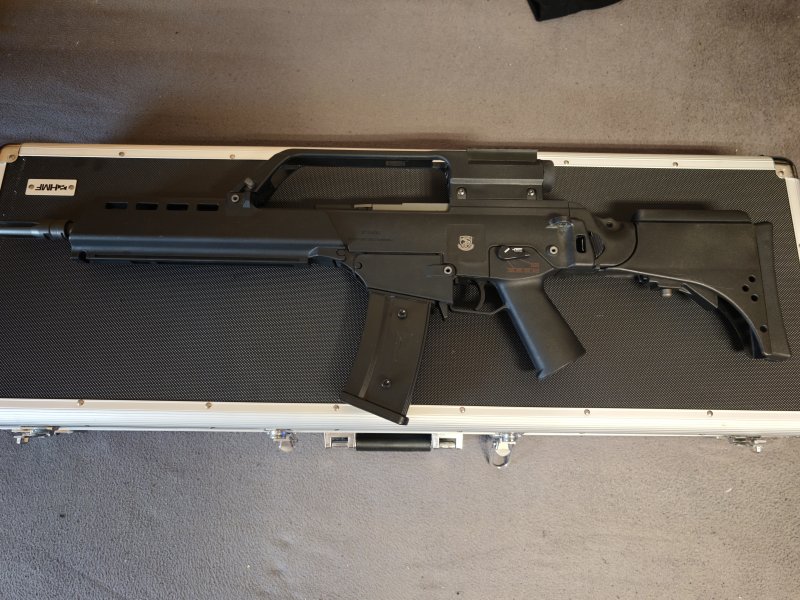 S&T ST316 S-AEG Airsoft (G36) – 1,6 Joule Komplettset mit Koffer & Zubehör – Bild 1