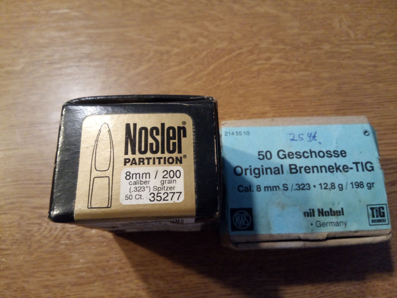 Konvolut Geschosse 8mm S, .323, RWS und Nosler, – Bild 1