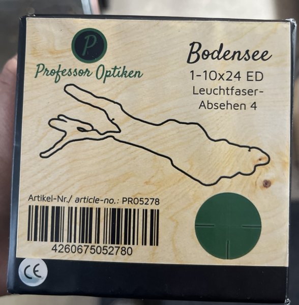 Professor Optiken Bodensee 1-10x24 mit Schnellverstellhebel – Bild 1