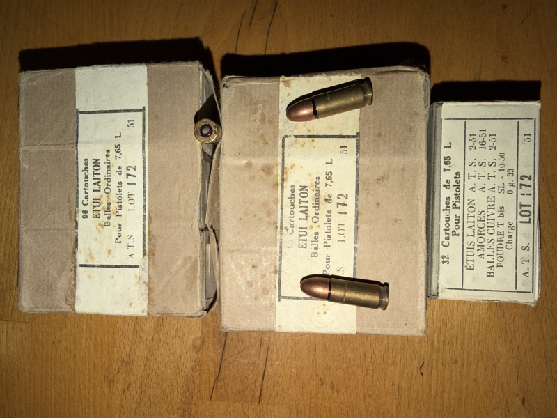 Sammlermunition kal. 7.65 french long – Bild 1