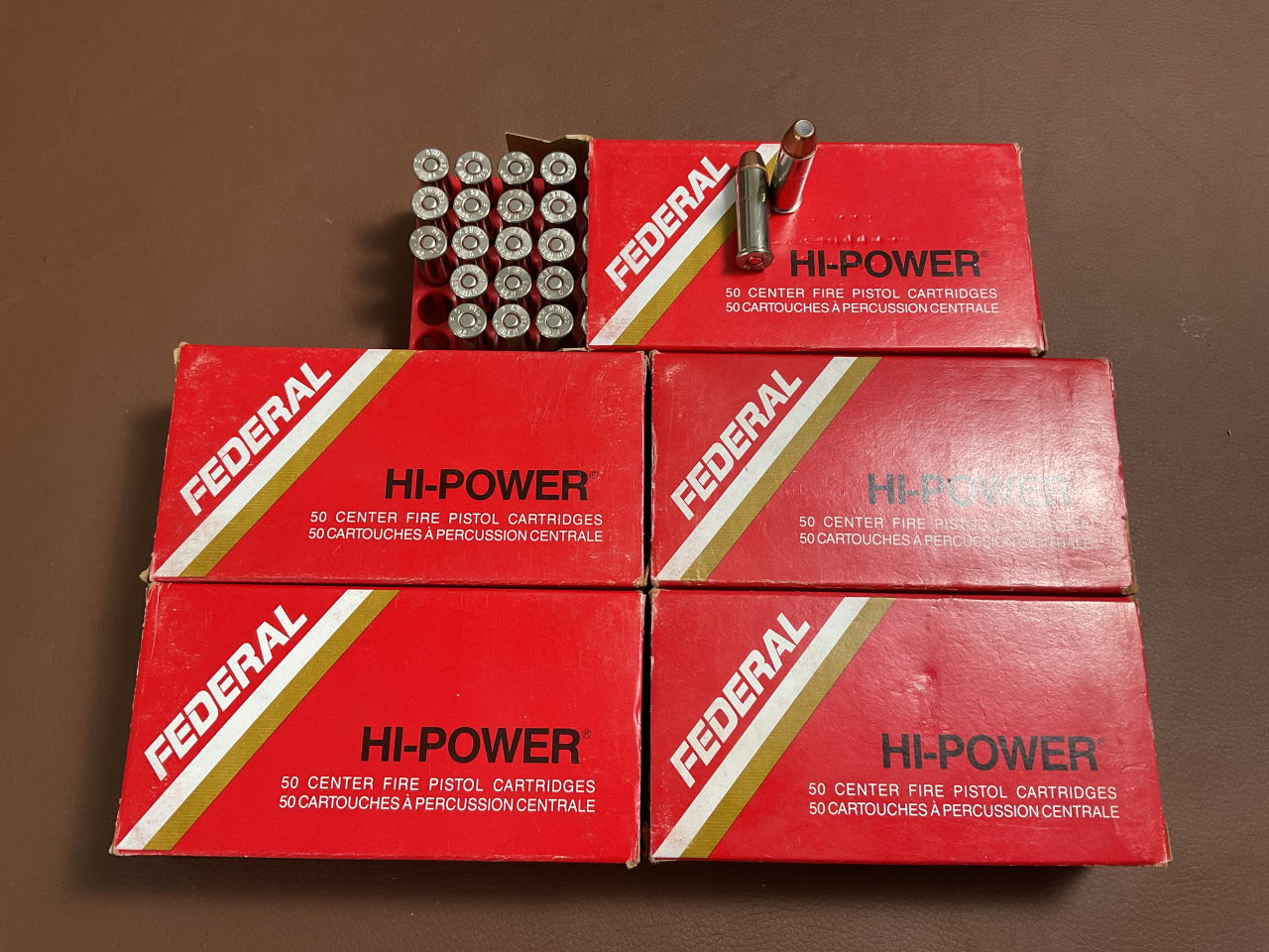 Munition Federal HI POWER .44Remington Magnum 250Grain 250St – billede 1