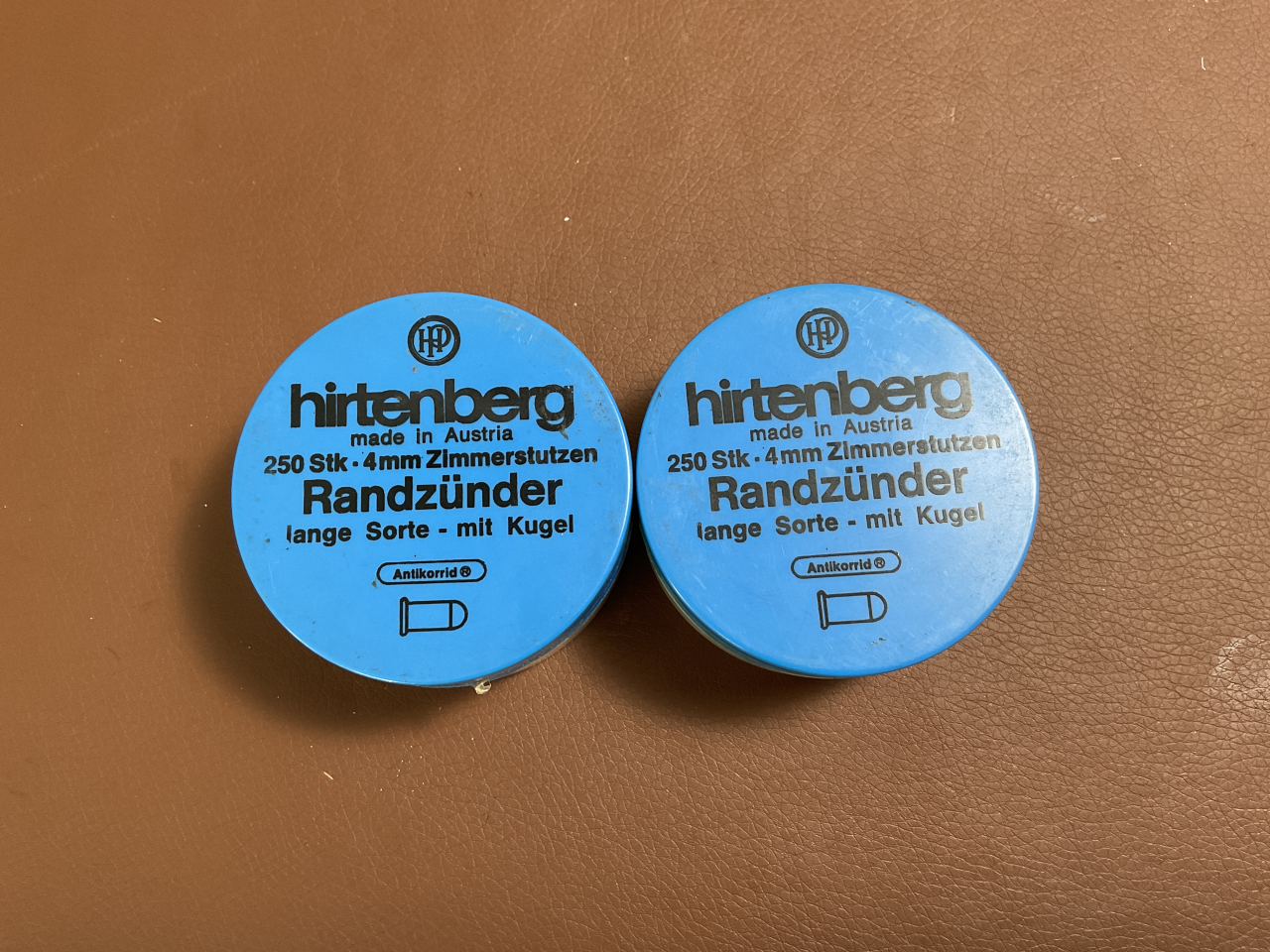 Hirtenberger 4mmlang Zimmerstutzen Munition 500St. – obrázek 1