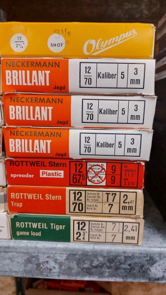 Konvolut Schrotpatronen 12/70 u. 12/67,5 – Bild 2