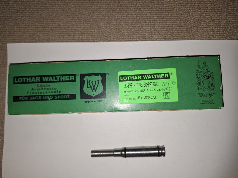 Gewehr Einsteckpatrone 8 x 57 IS auf 4mm M20 – Bild 2