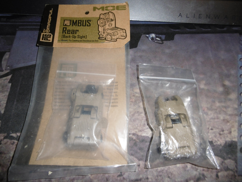 MBUS GEN 2 TACTICAL REAR SIGHT von MAGPUL und FLIP-UP MBUS GEN 2 Front Sight – Bild 1