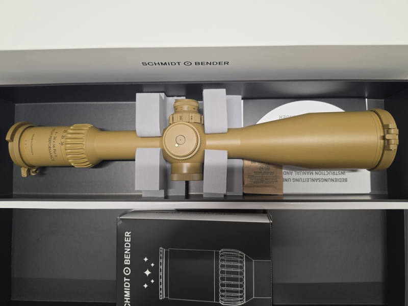 Schmidt & Bender 6-36x56 PM II High Performance LPI P5FL 1cm cw DT35 MTC LT / ST ZC CT RAL8000 – Bild 1