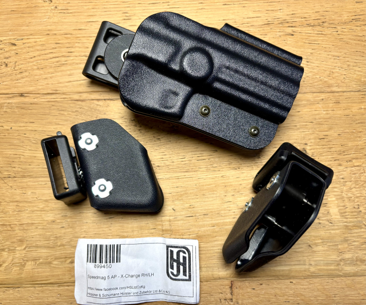 set P226 X Five Holster kydex mit 2 H&S Magazintaschen IPSC / Mehrdistanz – Bild 1