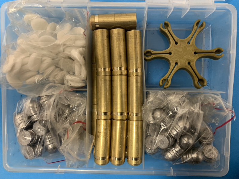Gallager .54 Set 10 stück Messinghülsen mit 50 geschosse – Bild 1