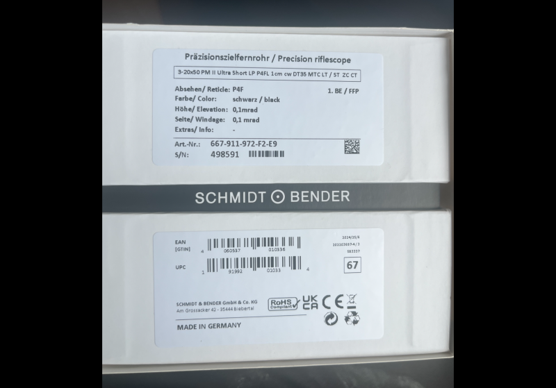 Schmidt - Bender 3 - 20 x 50 PM ll Ultra Short – Bild 4