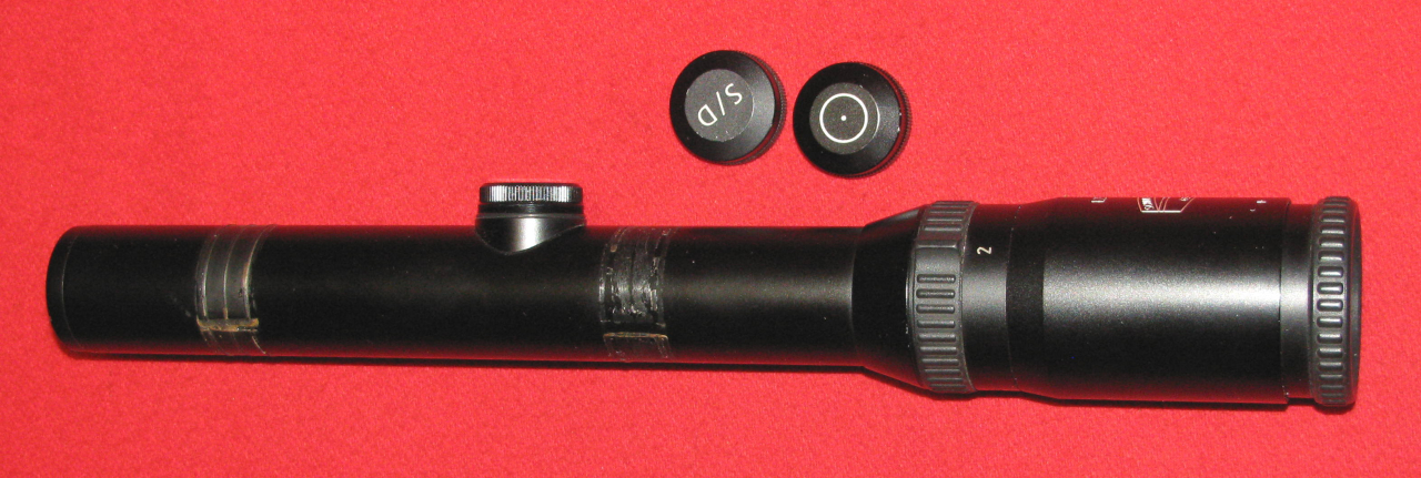 Drückjagd ZF / Zielfernrohr, ein SCHMIDT & BENDER 1,25 -4 x 20 mit dem Absehen 2 / Fehler – Bild 1