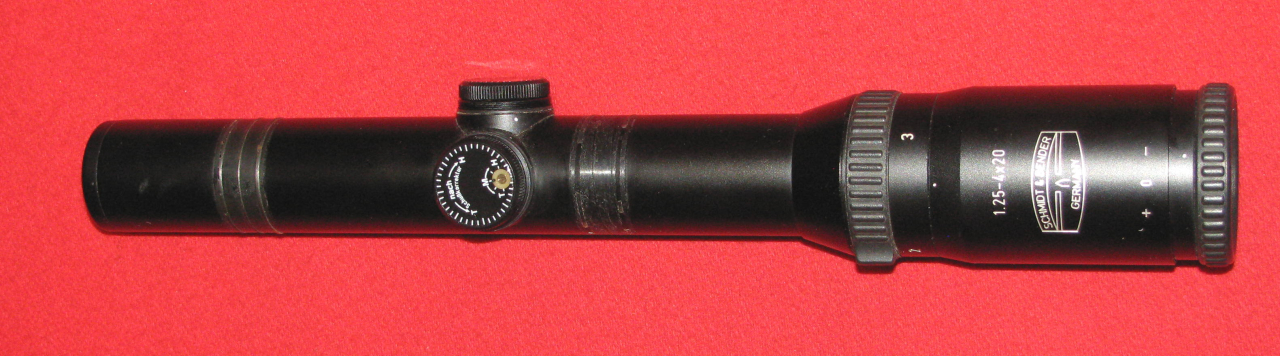 Drückjagd ZF / Zielfernrohr, ein SCHMIDT & BENDER 1,25 -4 x 20 mit dem Absehen 2 / Fehler – Bild 2