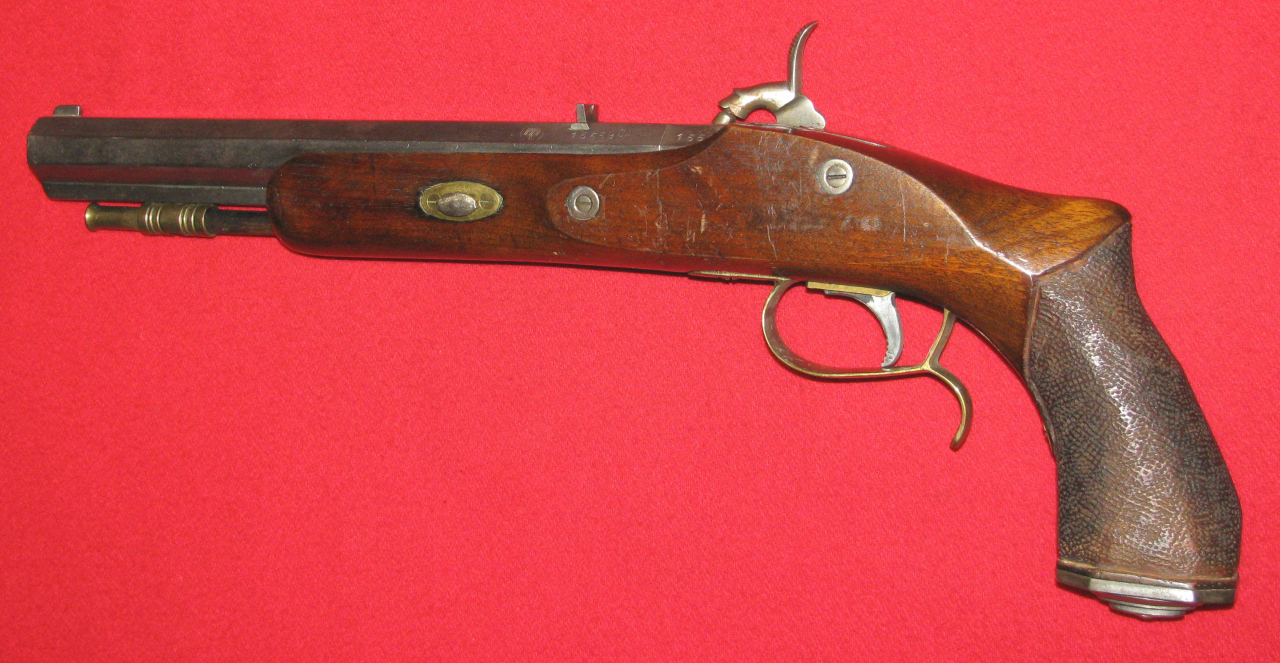 JACOBI ISERLOHN Perkussion Vorderlader - Pistole in cal. 45 – Bild 1