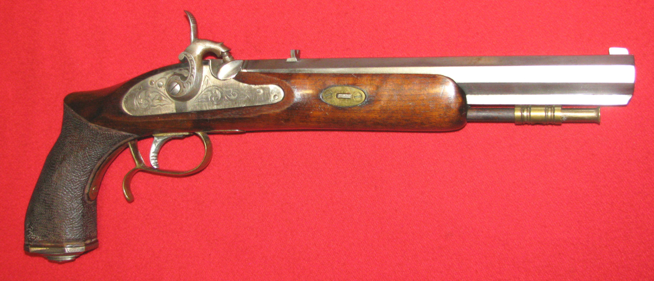 JACOBI ISERLOHN Perkussion Vorderlader - Pistole in cal. 45 – Bild 5