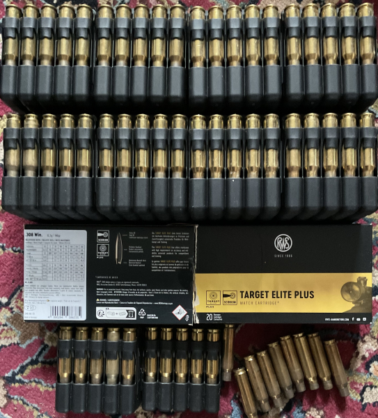 Hülsen RWS Target Elite Plus 308 Winchester, 7,62x51 großes Natokaliber – Bild 1