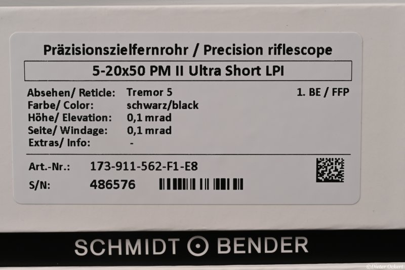 Schmidt & Bender PM-II 5-20x50 Ultra Short LPI Tremor5 – Bild 2