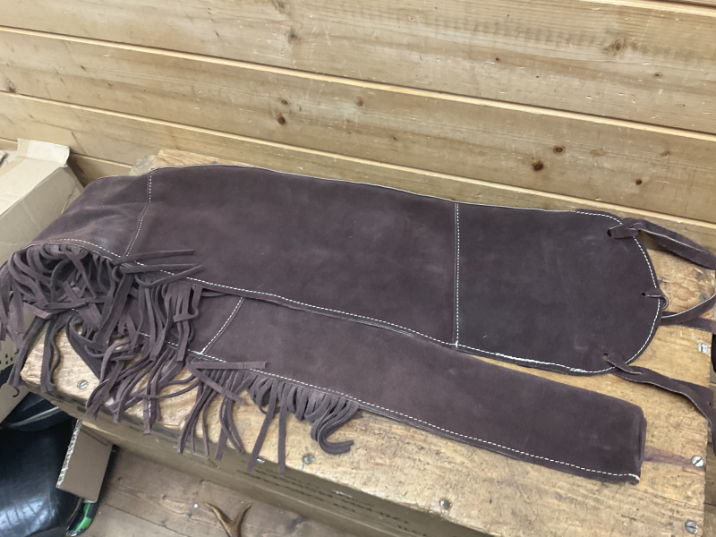 Wildlederfutteral Western, braun, 130cm, Top Zustand! – Bild 2