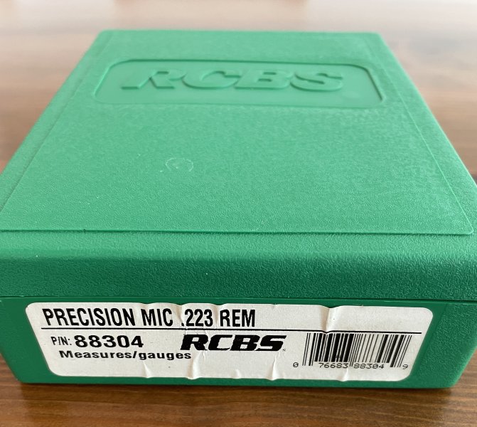 PRECISIONS MIC .223 RCBS Patronenlager-Messlehre – Bild 2