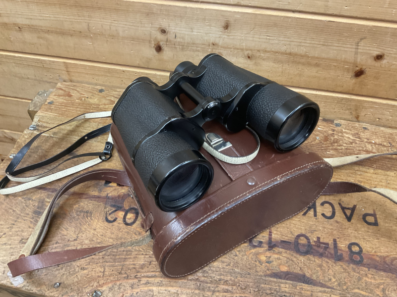Fernglas Zeiss BINOCTAR 7x50 Q1 mit Lederköcher, Super Zustand!!! – Bild 2