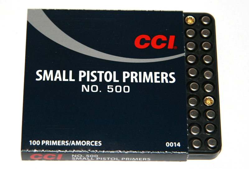 100 Stück CCI Zündhütchen Small Pistol Zünder SP S.P. CCI #500 No.500 f 9mm 9x19 ... Anzündhütchen – Bild 1