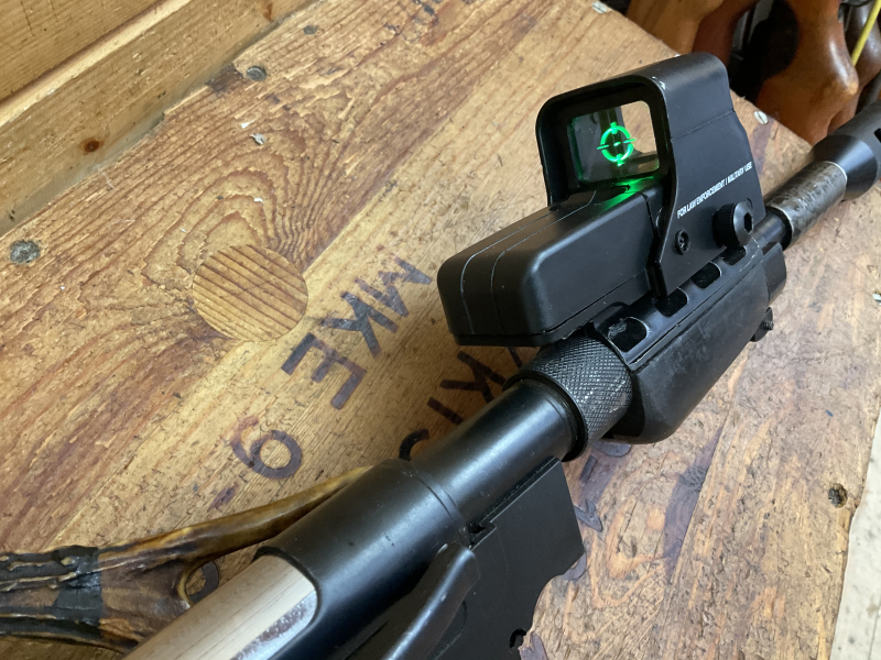 LG Seitenspanner Bullpup WMN Mod. B6, Kal.4,5mm, mit Schalldämpfer und Reflexvisier!!! – Bild 4