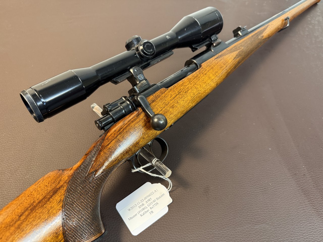 Mauser 98 G33/40 Stutzen 8x57JS zierlich & führig, Zeiss – Bild 1
