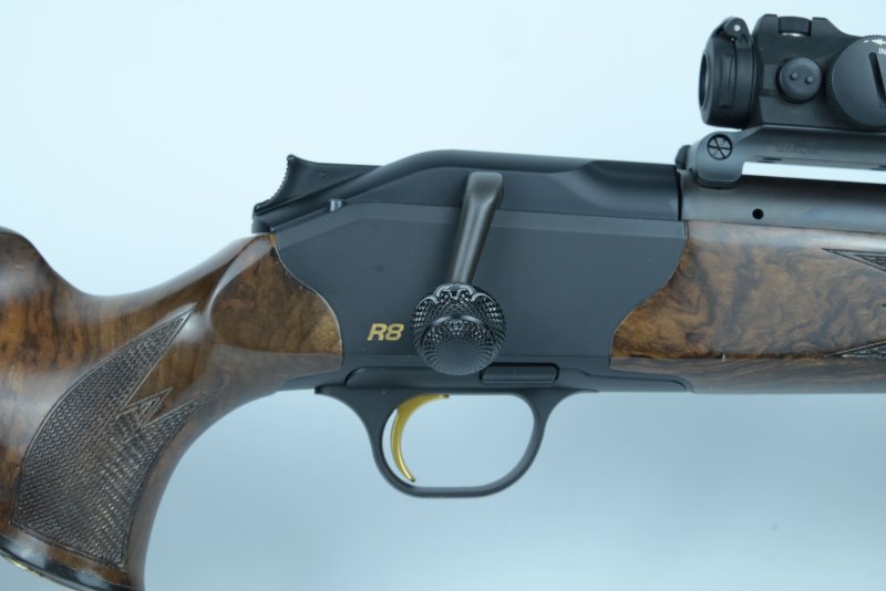 Kammergriffkugel Repetierkugel 26mm für Blaser R8 & R93 – Voll-Schwarz, Eichenlaub & Fischhaut – NEU – Bild 1