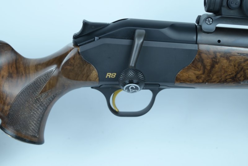 Kammergriffkugel Repetierkugel 26mm – M8x1 Gewinde (Passend für Sauer u.a.) – Eichenlaub, Fischhaut – Bild 2