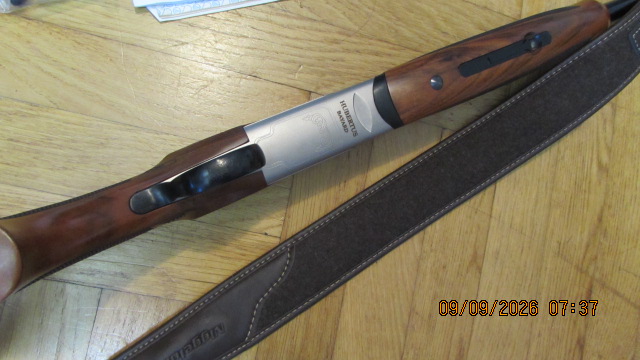 Bockdoppelflinte Hubertus Bayard by AKAH, Kal. 12/76 neu-wertig – Bild 5
