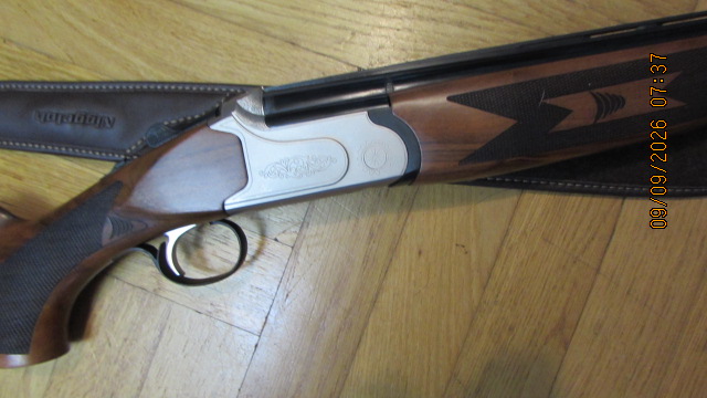 Bockdoppelflinte Hubertus Bayard by AKAH, Kal. 12/76 neu-wertig – Bild 4